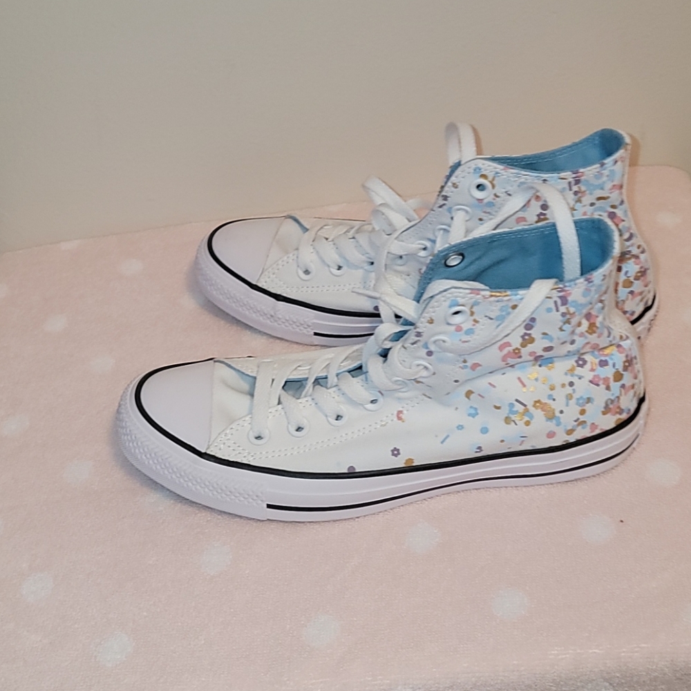 Converse confetti print Hi-top Sneakers